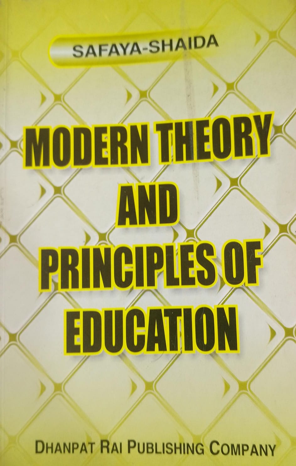 Modern Theory and Principal of Education